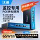 沃浦POE供電交換機全千兆4電口+雙上聯(lián)國標AP安防監控交換機單口30W AI智能看門(mén)狗環(huán)網(wǎng)保護DJH420G