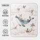 萊茵森嬰兒隔尿墊純棉防水透氣兒童寶寶床單可水洗大尺寸姨媽生理期床墊 【航海之旅】7A抗菌 建議買(mǎi)2-3條 80*100cm