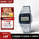 卡西歐（CASIO）A158W小方塊電子手表 休閑簡(jiǎn)約鋼帶防水學(xué)生男士小銀表情侶男女款 A158WA-1DF