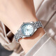 金日滿(mǎn)鑲鉆小表盤(pán)手表女小清新碎冰藍高顏值小雛菊女士手表禮物 藍色