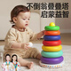 小象跳舞疊疊樂(lè )嬰兒蒙氏早教益智玩具寶寶積木套疊套圈0-1歲兒童1-3歲一歲