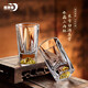 青蘋(píng)果手握金山白酒杯二兩杯 加厚水晶玻璃酒盅家用100ml6只生日禮物
