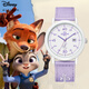 迪士尼（Disney）手表初高中生瘋狂動(dòng)物城聯(lián)名帶日歷帆布帶高顏值女孩防水考試手表