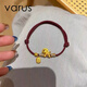 VARUS黃金馬上有錢(qián)手鏈女新款 999足金生肖小馬福牌編織手繩本命年禮物 馬上有福+1金珠+福牌約1.4g