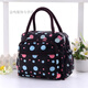 暢印  帆布手提包休閑女包小布包飯盒包袋加厚防潑水牛津布手拎媽媽包 藍粉點(diǎn)點(diǎn)5個(gè)拉鏈