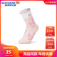 Skechers斯凱奇兒童襪子柔軟舒適透氣女童襪子時(shí)尚多彩中筒襪子L424G113 粉色愛(ài)心糖花/05LC 均碼 XXL 150
