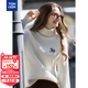 唐獅（TonLion）2025秋冬女高領(lǐng)前胸小細節機繡套頭毛線(xiàn)衫