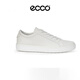 愛(ài)步（ECCO）男士板鞋軟底系帶平底小白鞋柔酷60周年系列582404