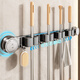 百悍浴室吸盤(pán)拖把架免打孔壁掛式衛生間拖把掛鉤置物架拖把夾收納神器