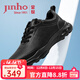 金猴（JINHOU）鞋子男戶(hù)外百搭休閑鞋男圓頭系帶男單鞋透氣耐磨運動(dòng)鞋 春秋款 39