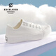 Excelsior餅干鞋官方 輕食系列增高板鞋厚底小白鞋女休閑帆布鞋男 麥芽糖（白） 39 (250mm)