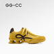 GG-CC【周也同款】琥珀粒子春新款賽車(chē)德訓鞋女增高休閑老爹鞋G26U9211 黃色 37