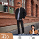 Lee【張凌赫代言】中腰錐形日常顯瘦經(jīng)典五袋款男牛仔褲休閑潮流 黑色(731舒適錐形版型） 32 (140-150斤可選)