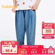 巴拉巴拉兒童褲子男童夏裝2024童裝寶寶長(cháng)褲女童牛仔褲潮208224108209