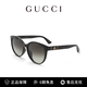 古馳（GUCCI）復古時(shí)尚板材圓形全框防曬遮陽(yáng)太陽(yáng)鏡墨鏡GG0636SK-001