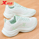 特步女鞋運動(dòng)鞋子女秋冬季新款網(wǎng)面舒適減震跑步鞋健身訓練慢跑鞋 淡果綠/精靈綠 37