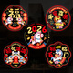 婚戀傾城新年裝飾窗花玻璃貼40#春節2026馬年過(guò)年裝飾櫥窗靜電貼10張裝