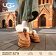 UGG秋季新款女士時(shí)尚舒適保暖厚底懶人鞋樂(lè )福鞋 1158258CHE|栗色 38