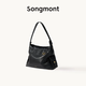 Songmont山下有松循跡系列hobo包植鞣牛皮斜挎軟包【李娜同款】