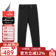 諾帝卡（NAUTICA）【商場(chǎng)同款】秋冬新款防輕濺水溫暖舒適休閑褲女43PO03 黑色0TB M