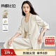 尚都比拉職場(chǎng)通勤西裝套裝女堆堆袖西服外套+雙肩帶吊帶裙兩件套免搭配