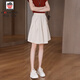 AEMAPE冰絲闊腿短褲女2025夏季薄款矮個(gè)子顯瘦高腰a字速干五分褲 米白色 均碼 XL/29建議116-125斤