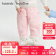 巴拉巴拉balaOne寶寶棉褲加絨保暖彎刀褲女童長(cháng)褲冬2025甜美208425108007