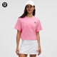 lululemon丨Cotton Jersey 女士棉質(zhì)平紋針織短袖 T 恤 LW3JUUS 粉末粉 M