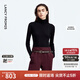 朗姿高領(lǐng)燙鉆針織衫氣質(zhì)高級感通勤打底衫時(shí)尚內搭2025年秋季新款 黑色 XL