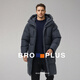 胖哥哥【3M科技極寒棉服】大碼男裝加厚保暖外套加肥加大中長(cháng)款棉服衣服 墨爾本灰 6XL （230-260斤）填充量580g