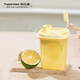特百惠（Tupperware）迷你纖巧壺自制果飲男女學(xué)生夏季冷水壺飲料水杯子 香草黃350ml