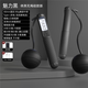 德國精工跳繩無(wú)線(xiàn)成年人亞運無(wú)繩健身運動(dòng)男士專(zhuān)業(yè)用計數款負重 魅力黑-40mm橡膠中球-升級Type-c快充-告別換電池