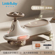 看寶貝（lookbaby）兒童扭扭車(chē)1-3歲溜溜車(chē)搖搖車(chē)寶寶扭扭車(chē)嬰兒扭扭車(chē) 絲霧棕|音樂(lè )燈光+閃光輪