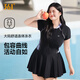361°泳衣女2025新款連體裙式專(zhuān)業(yè)訓練大碼顯瘦游泳時(shí)尚游泳衣