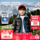 巴拉巴拉童裝兒童羽絨服2025新冬裝男童寶寶牛仔拼接外套三防209425107101