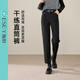 逸陽(yáng)【奢品小黑褲】煙管版西褲女春秋款百搭顯瘦 黑色加絨-常規 30