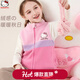 Hello Kitty女童馬甲秋裝2026新款兒童搖粒絨外穿童裝洋氣中大童坎肩馬夾春季 玫紅 513287 160