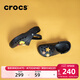 卡駱馳（CROCS）洞洞鞋貝雅男鞋女鞋輕便耐磨一腳蹬拖鞋休閑鞋|10126 黑色-001 41 /42(260mm)