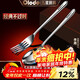 歐樂(lè )多（Olodo）316L鋼叉子家用高檔精致沙拉叉泡面甜品勺水果意面西餐廳牛排餐叉 經(jīng)典款加厚316L 抗菌勺+叉【五星亮面工藝】
