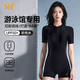 361°泳衣女連體平角高級感2025新款競速泳衣防曬修身顯瘦溫泉游泳衣