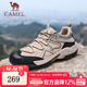 駱駝（CAMEL）戶(hù)外登山男鞋新款透氣徒步鞋防撞護趾工裝鞋 G14A342696 埃爾沙 (皮面款) 43