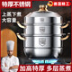 KYODO德國316不銹鋼蒸鍋家用食品級加厚湯鍋蒸饅頭不銹鋼蒸鍋雙層三層 【旗艦款】加厚食品級（雙層） 28cm