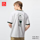 優(yōu)衣庫男裝女裝UT Yu Nagaba印花T恤/短袖T恤485038 03 灰色 M