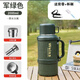 唯水大保溫杯1500-2000ml保溫壺大容量戶(hù)外水壺316不銹鋼清水保溫壺 綠2L【316不銹鋼】4斤水