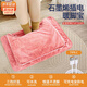小米鍋巴超大號被窩專(zhuān)用暖腳神器床上睡覺(jué)用老人石墨烯暖腳寶電加熱暖腳袋 USB接口石墨烯暖腳寶-粉色-可水 三擋控溫+可水洗+恒溫55°