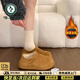 啄木鳥(niǎo)復古小土豆棉鞋女款2025冬季新款外穿勃肯鞋百搭加絨加厚雪地靴子 駝色 37 (235mm)