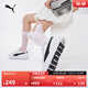 彪馬（PUMA）【小白鞋】增高厚底網(wǎng)球風(fēng)板鞋女休閑鞋 SKYE 374764 白-黑色-02 37