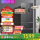 華凌美的出品326L法式多門(mén)冰箱一級能效雙變頻風(fēng)冷無(wú)霜家用電冰箱節能凈味冰箱BCD-326WFPH國家補貼