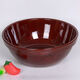 蘭圣佳和面盆老式陶瓷加厚大號曬醬專(zhuān)用盆廚房揉面蒸饅頭包子盆紅色棕色 高品質(zhì)瓷盆33cm厚沿