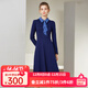 經(jīng)典故事（JANE STORY）經(jīng)典故事法式長(cháng)袖連衣裙女春季2025新款修身氣質(zhì)宮廷風(fēng)裙子小眾 深藍色 L